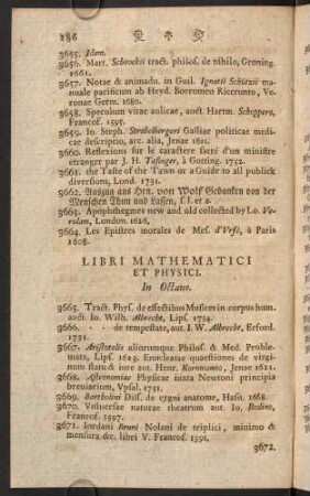 Libri Mathematici et Physici