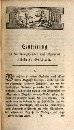Anfangsgründe zur allgemeinen gelehrten Geschichte
