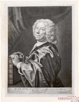 Dr. med. Johann Georg Volkamer (jun), Senior des Ärztekollegs