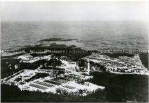 Luftaufnahme des ehemaligen Konzentrationslagers Buchenwald