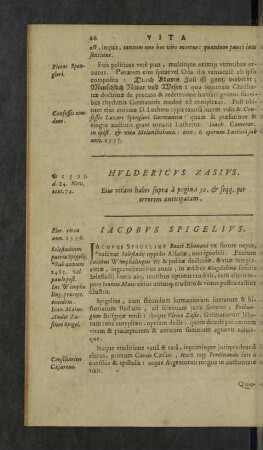 Huldericus Zasius.