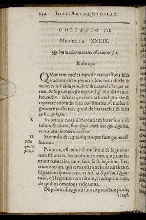 Collatio VII. Novella XXCIX. - XCVII.