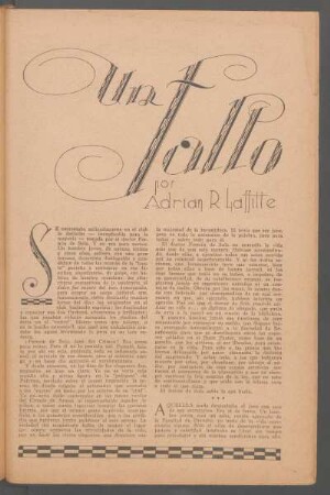 Un fallo : Ilustró Barone