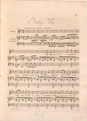 Parting vows : to a favorite Swiss melody "Der Abschied"