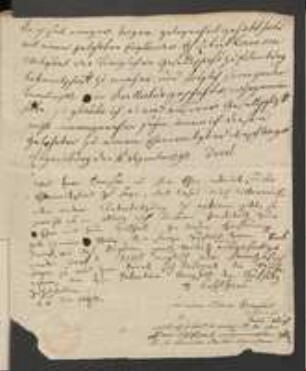 Brief von Jeunet Duval an Johann Jacob Kohlhaas