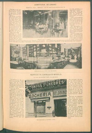 Servicio de carruajes modelo - La casa de Manuel Costa, en Belgrano