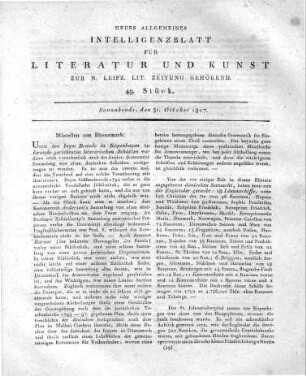 1807-10-31 : 49. Stück