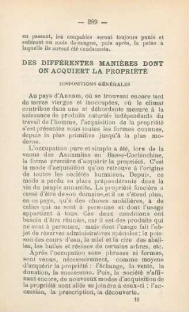 Des différentes manières dont on acquiert la propriété