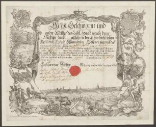 Mannheim, Gesamtansicht als Festung