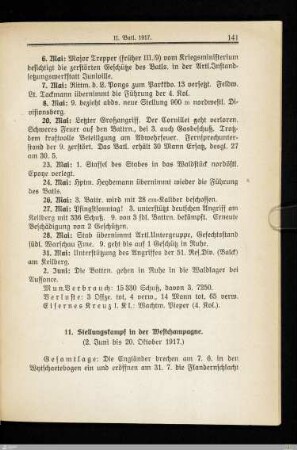 11. Stellungskampf in der Westchampagne