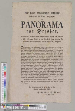 Panorama von Dresden