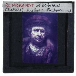 Rembrandt, Selbstbildnis mit roter Mütze