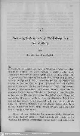 Neu aufgefundene wichtige Geschichtsquellen von Freiberg