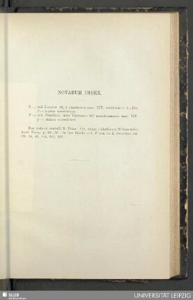 Notarum index