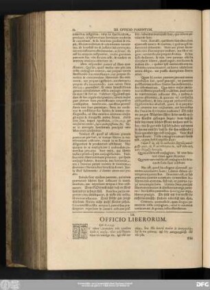 De Officio Liberorum.