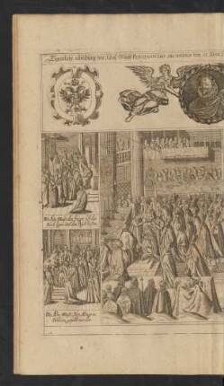 Eigentliche abbildung wie Kays Mayt Ferdinandus Secundus den 21 Iunii 1617 zum Böhmischen König gekrönt worden zu Praag.