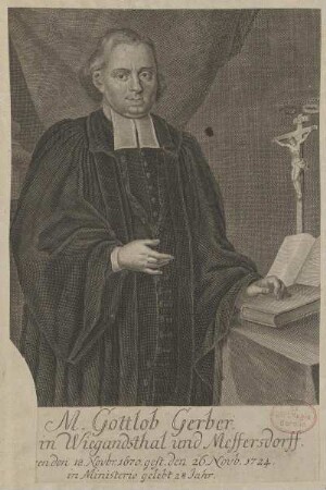 Bildnis des Gottlob Gerber