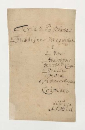 Bleib bei uns denn es will Abend werden; V (4), Coro, orch; BWV 6; BC A 57