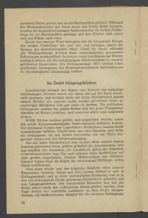 Im Draht hängengeblieben