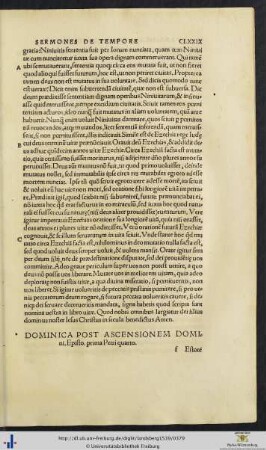 Dominica Post Ascensionem Domini