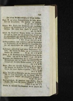 In allen Buchhandlungen ist zu haben