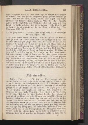 Missionsrundschau