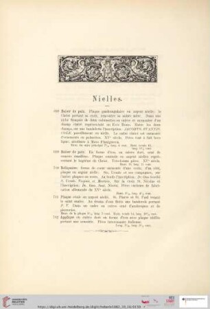 Nielles (Nr. 698 - 702)