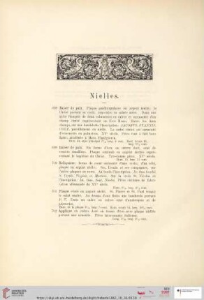 Nielles (Nr. 698 - 702)