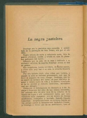 La negra pastelera