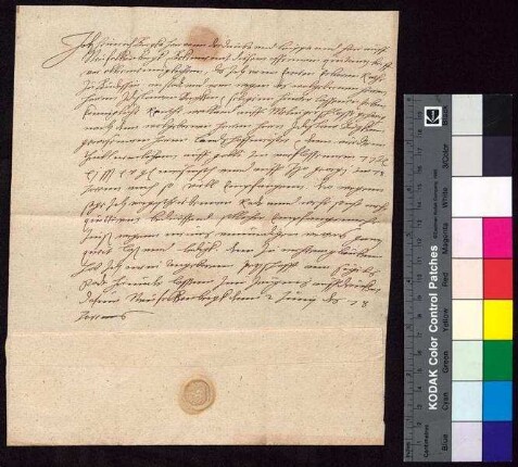 Heinrich Berka von Duba und Leipa auf Neufalkenburg bestätigt Bürgermeister und Rat von Bautzen für die Erben des Zdislav Berka von Duba den Empfang der königlichen Rente i.H.v. 23 schock auf St. Galli.