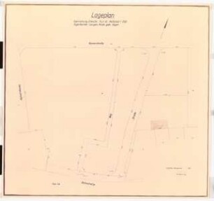Gartenanlage Marktplatz, Erkrath: Lageplan Gemarkung Erkrath, Flur 43 1:200