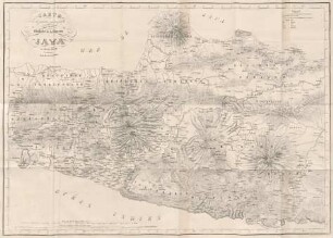 Carte de la partie principale du théâtre de la guerre de Java