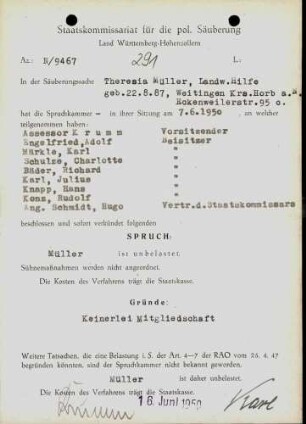Müller, Theresia