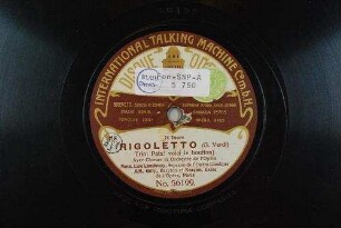 Rigoletto : Trio: Paix! voici le bouffon / (G. Verdi)