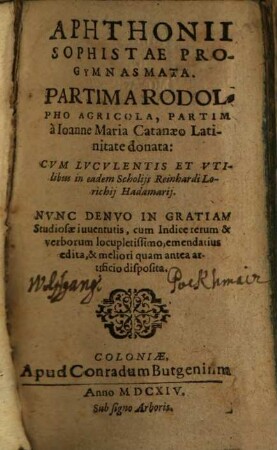 Progymnasmata