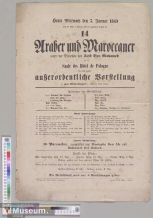 14 Araber und Maroccaner