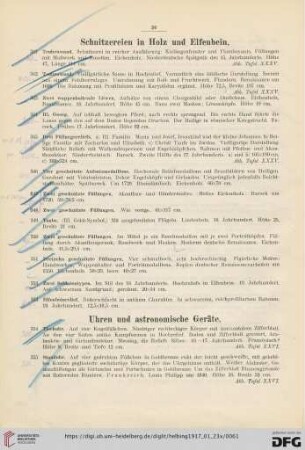 Schnitzereien in Holz und Elfenbein (Nr. 341-353)