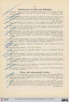 Schnitzereien in Holz und Elfenbein (Nr. 341-353)