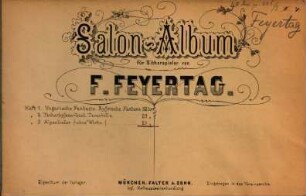 Salon-Album für Zitherspieler, 3. Alpenlieder : ohne Worte