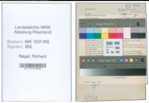 Entnazifizierung Richard Nagel , geb. 08.04.1888 (Buchhalter)