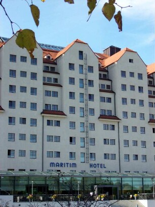 Dresden: Städtischer Speicher Packhofstraße, heute Hotel Maritim