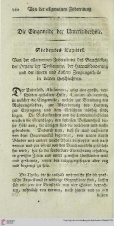 Die Eingeweide der Unterleibshoele