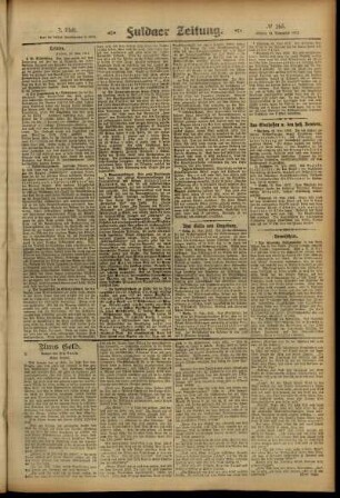 Zweite Ausgabe vom Montag, den 18. November 1912.