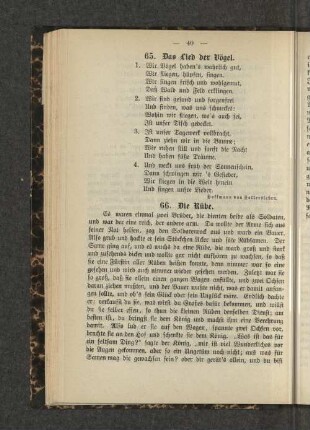65. Das Lied der Vögel.