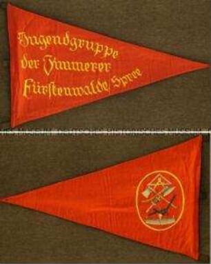 Wimpel der Jugendgruppe der Zimmerer