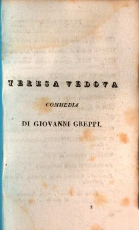 Teresa vedova