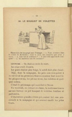 30. Le bouquet de violettes