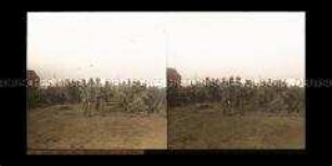 Gruppe Soldaten in oder bei Lodz