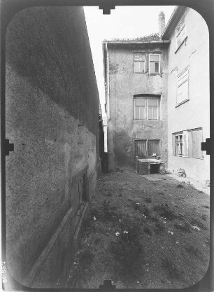 Gotha, Augustinerstraße 15. Wohnhaus. Hofansicht