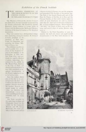 The opening exhibition of the French Institute in the United States